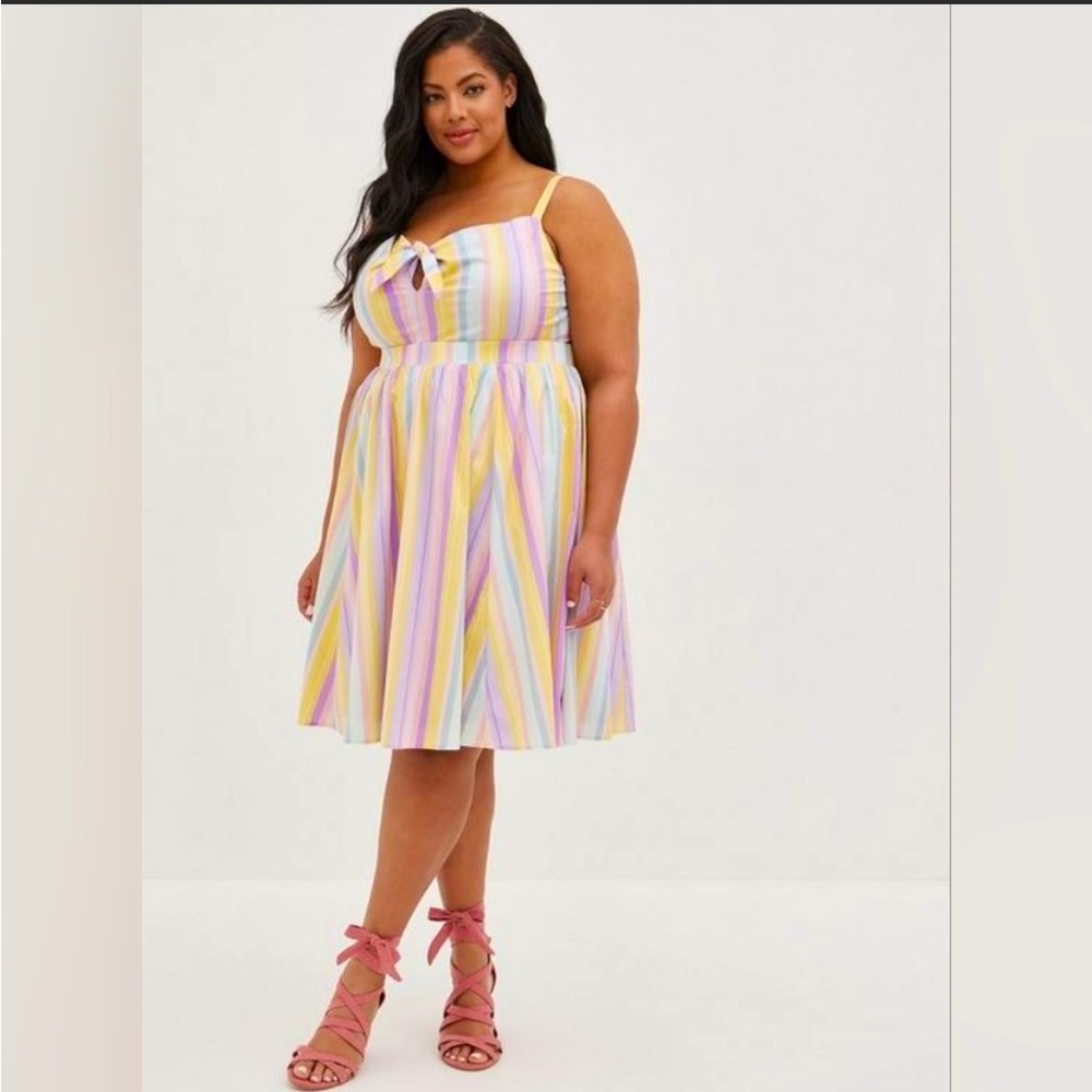 *SOLD* *NWT* Torrid Poplin Skater Dress